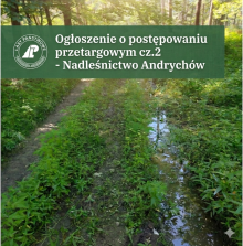 Ogłoszenie o postępowaniu przetargowym cz.2